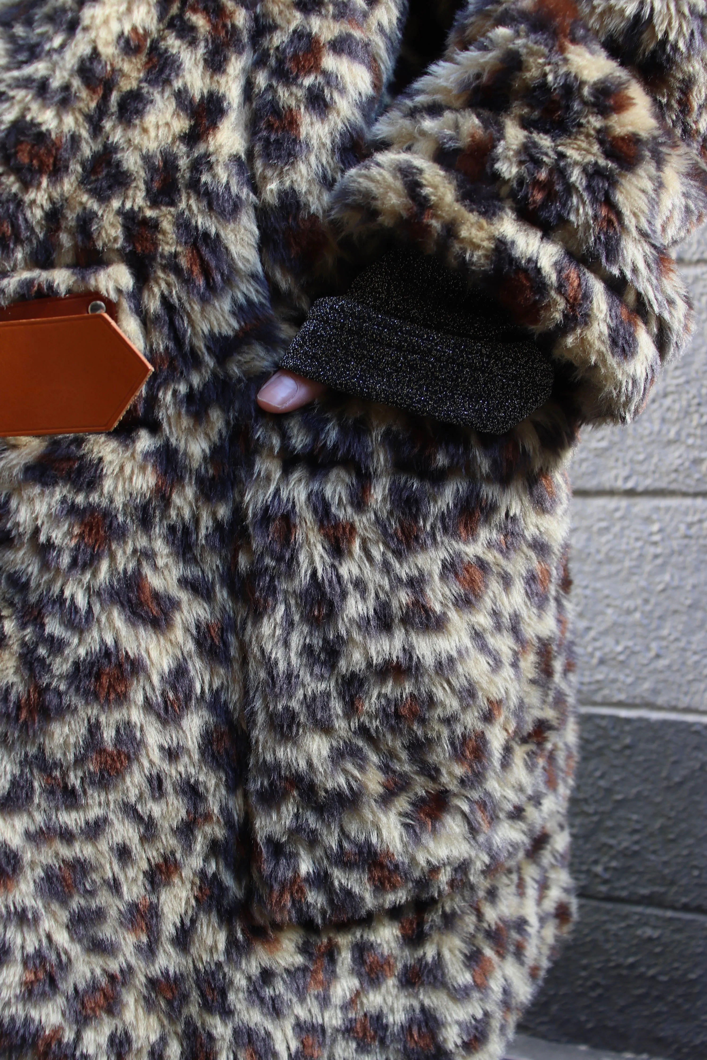 BED j.w. FORD  Fake far coat(LEOPARD)