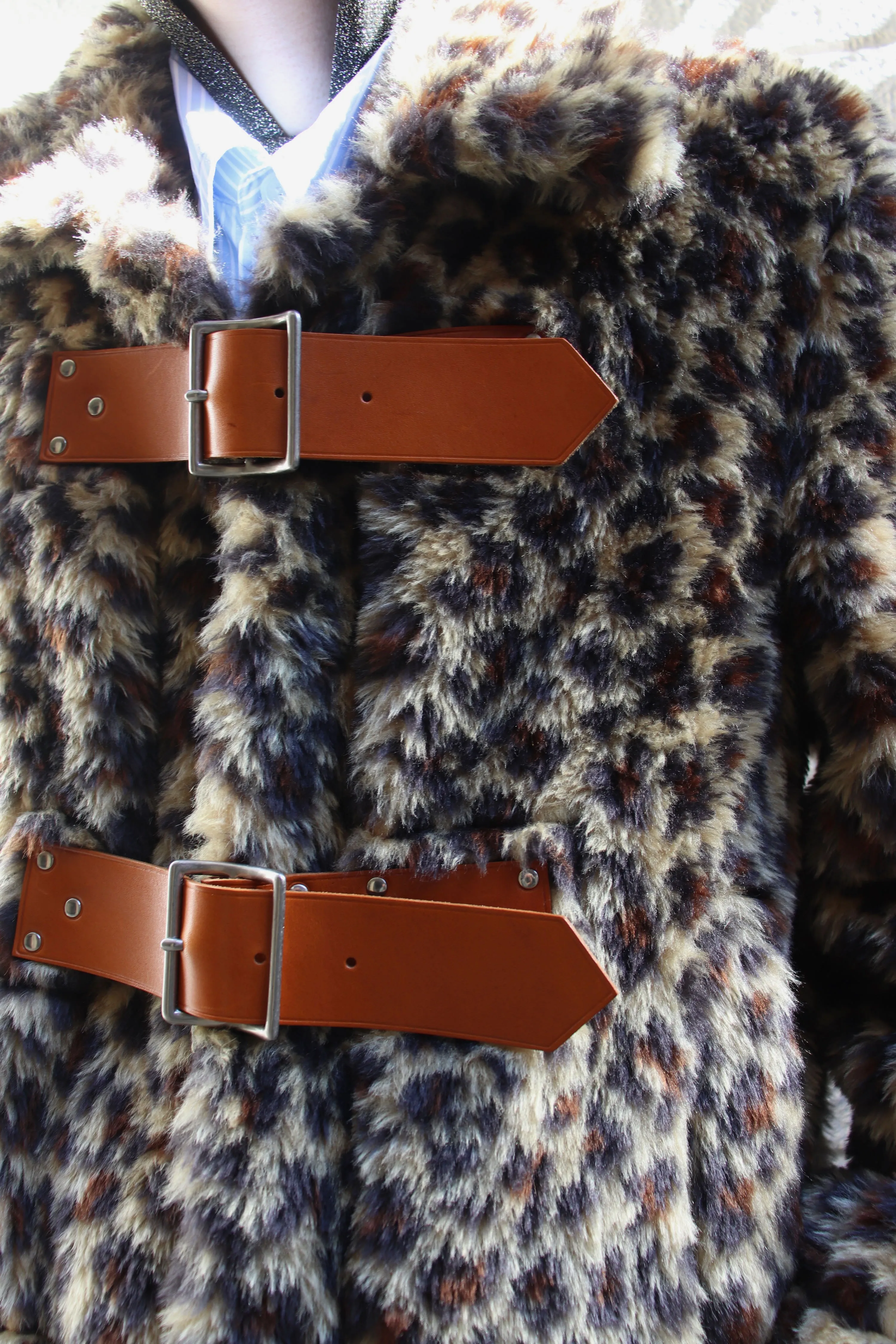 BED j.w. FORD  Fake far coat(LEOPARD)