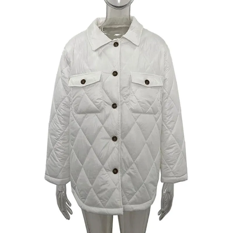 C19 Women's Button Down Winter Coat