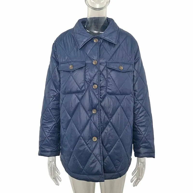 C19 Women's Button Down Winter Coat