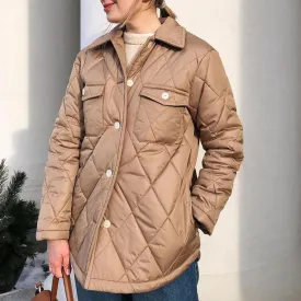 C19 Women's Button Down Winter Coat
