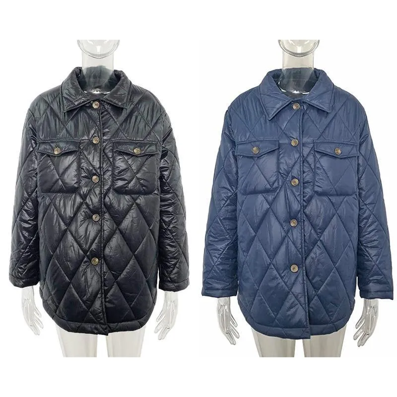 C19 Women's Button Down Winter Coat