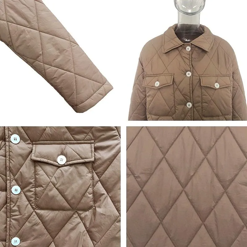 C19 Women's Button Down Winter Coat