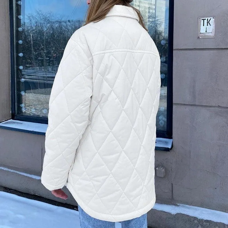 C19 Women's Button Down Winter Coat