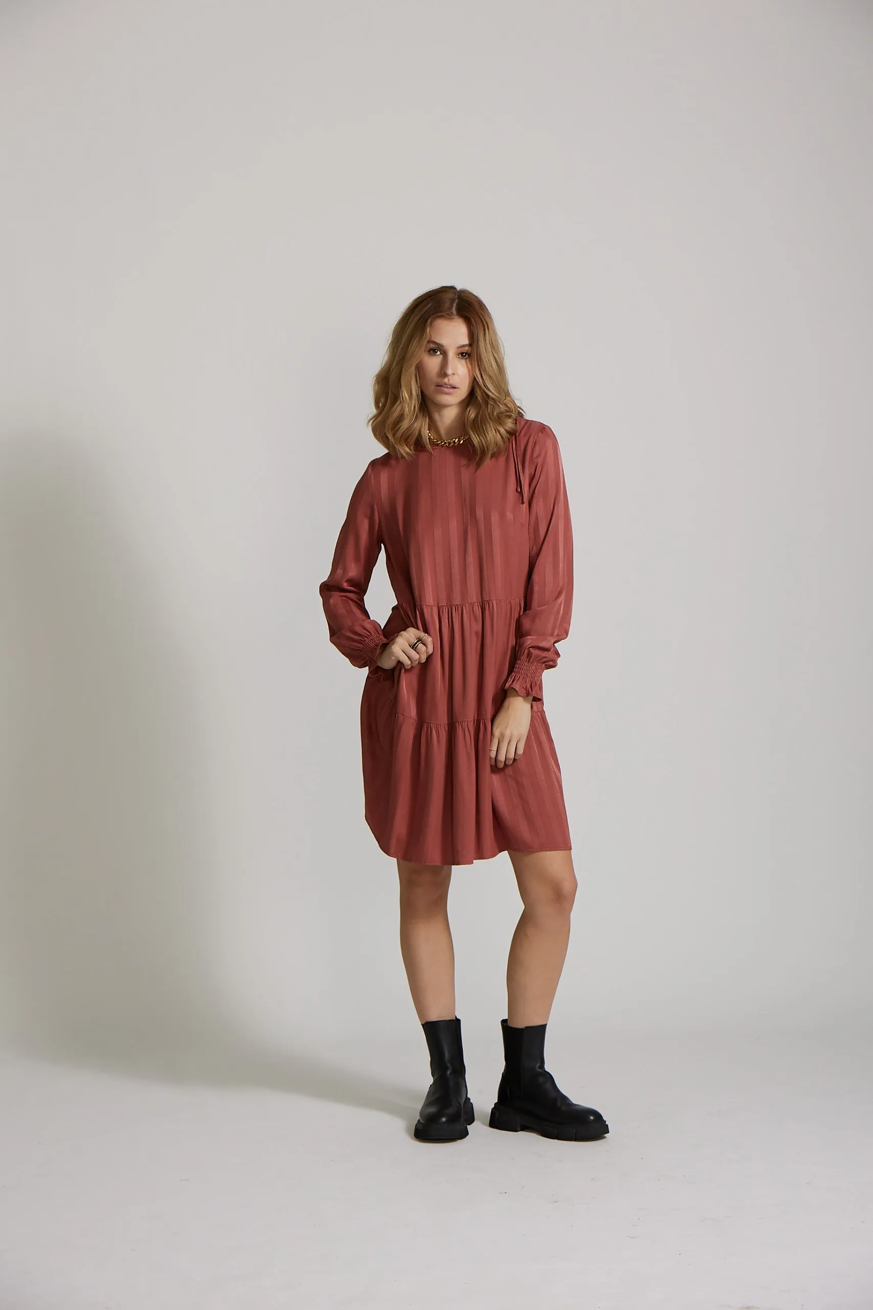 Carrie Dress - Clay