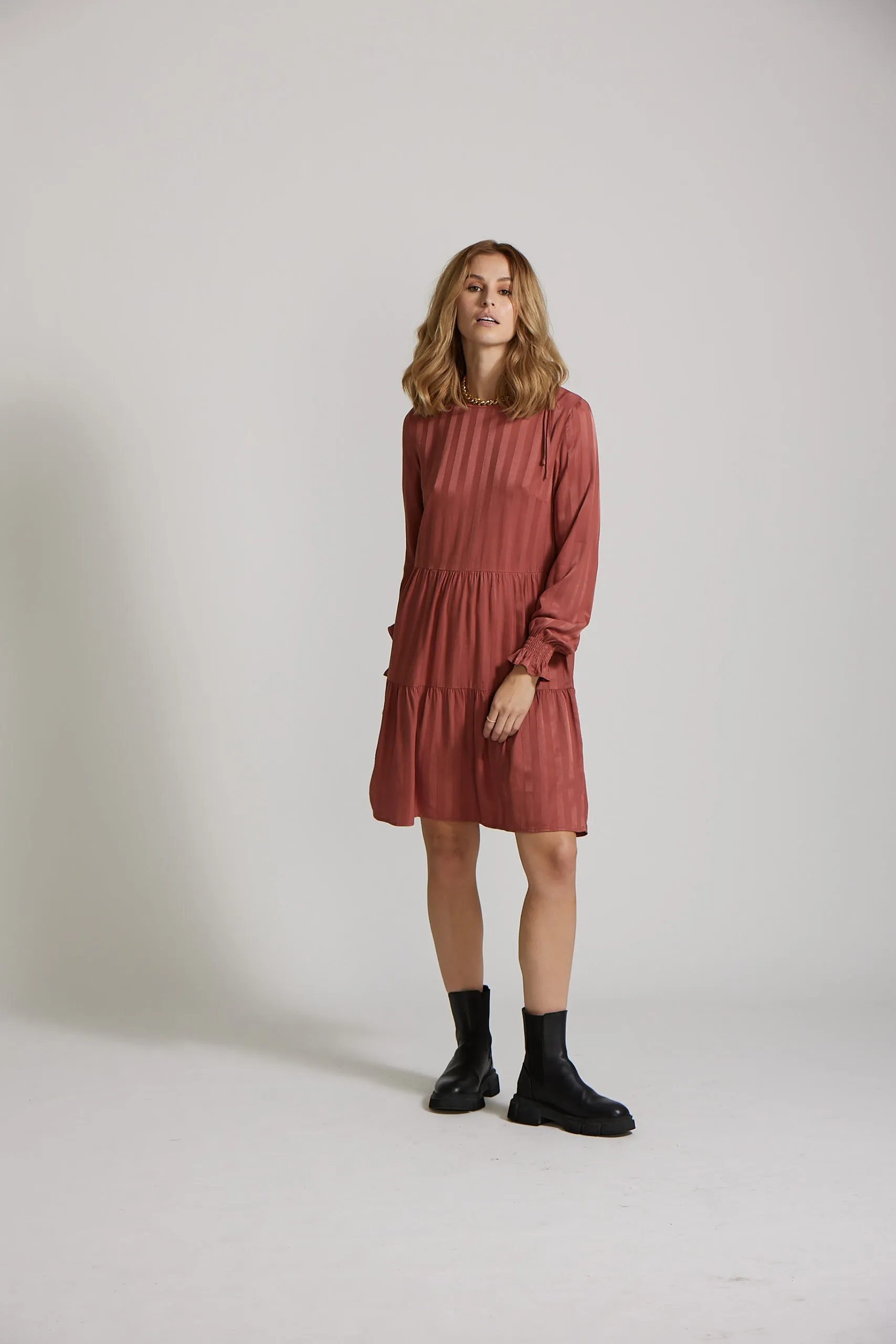 Carrie Dress - Clay