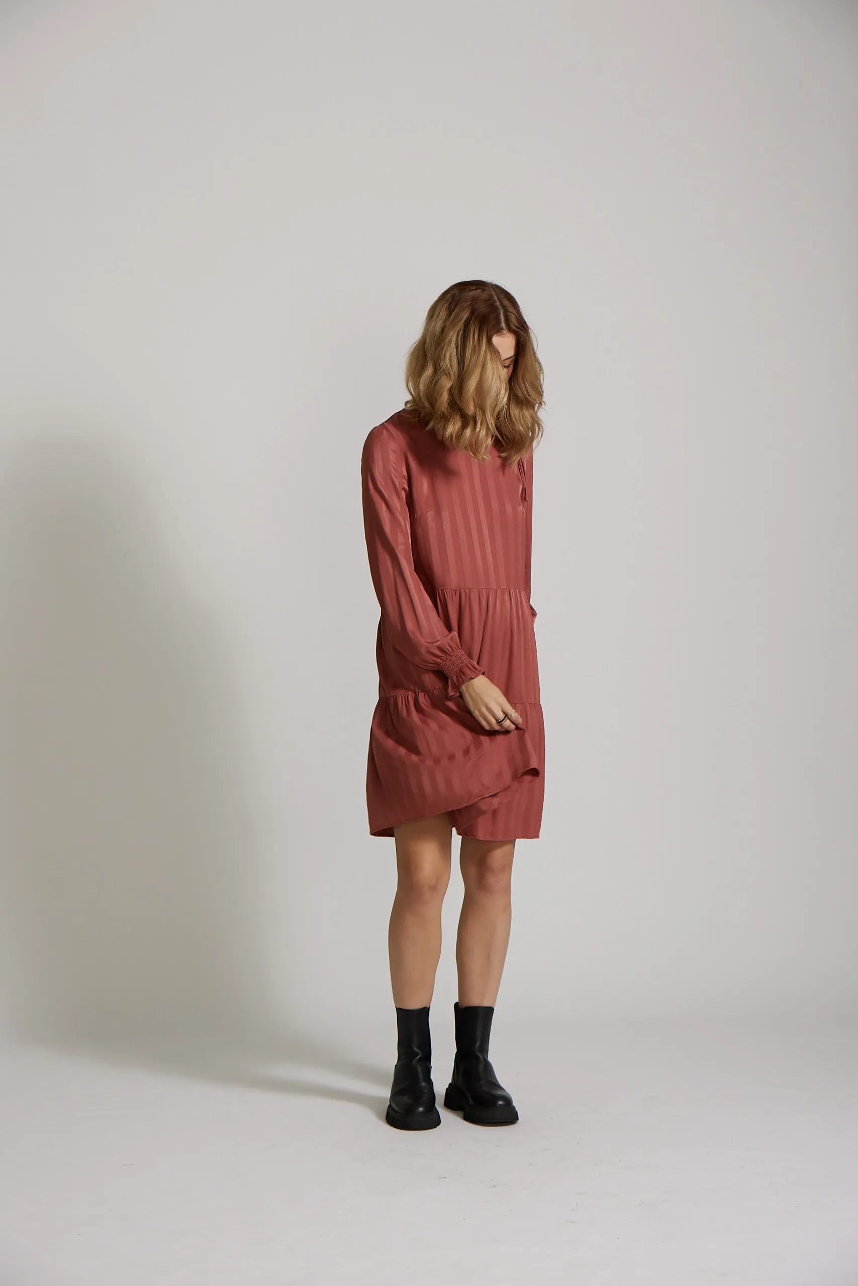 Carrie Dress - Clay