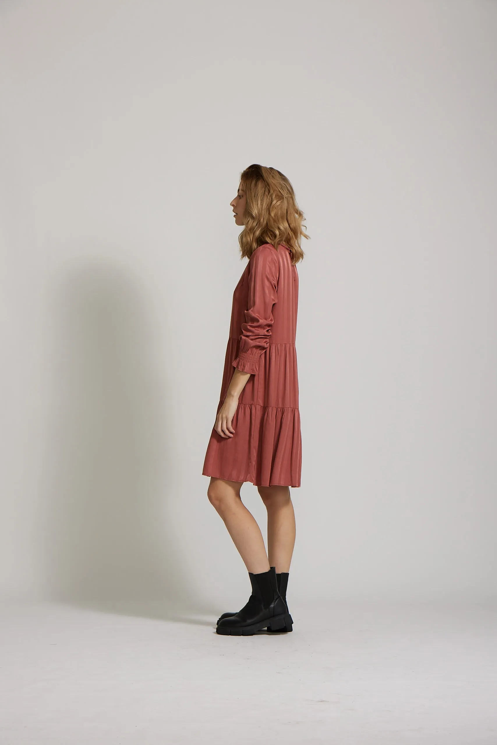 Carrie Dress - Clay