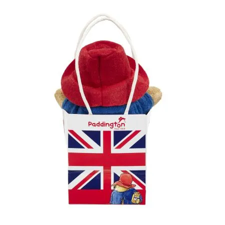 Classic Paddington Bear in Union Jack Bag