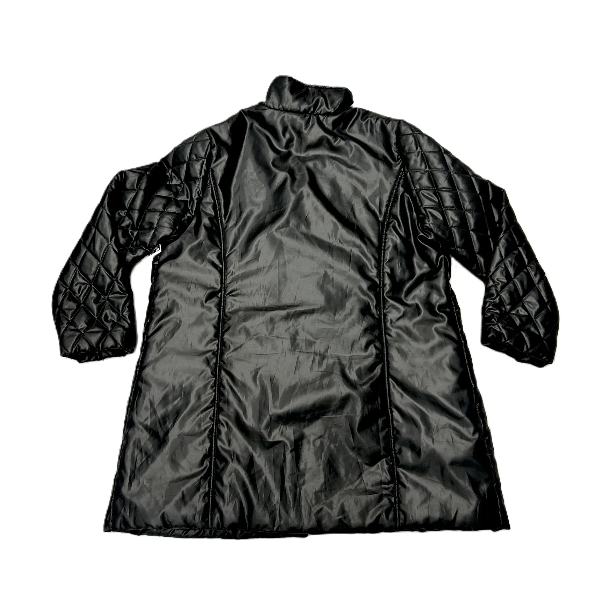 Coat Puffer & Quilted By Roamans In Black, Size: L