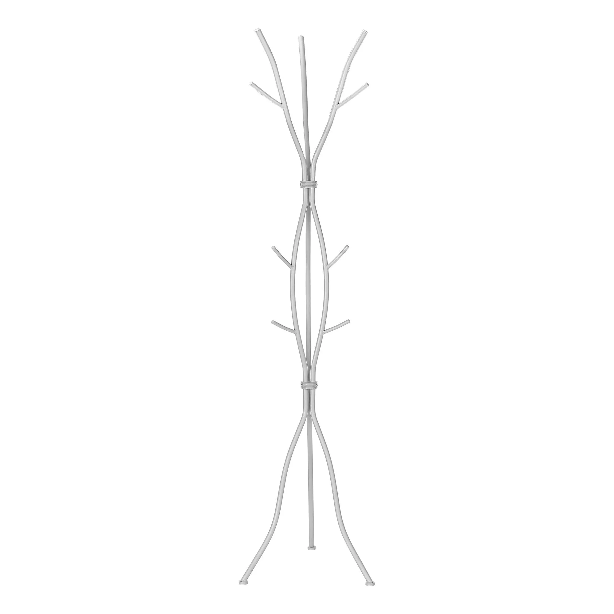 Coat Rack, Hall Tree, Free Standing, 11 Hooks, Entryway, Contemporary & Modern by Couch.com