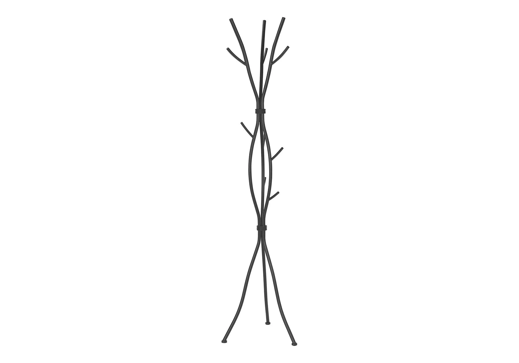 Coat Rack, Hall Tree, Free Standing, 11 Hooks, Entryway, Contemporary & Modern by Couch.com