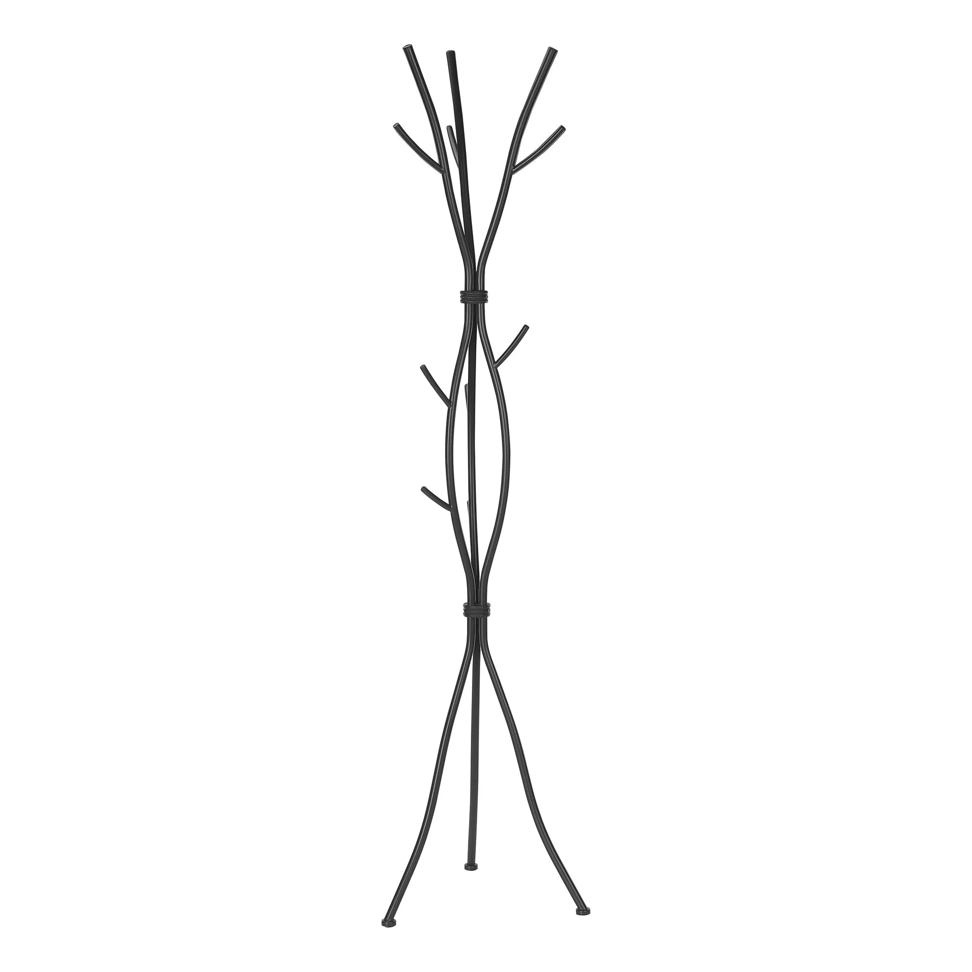 Coat Rack, Hall Tree, Free Standing, 11 Hooks, Entryway, Contemporary & Modern by Couch.com