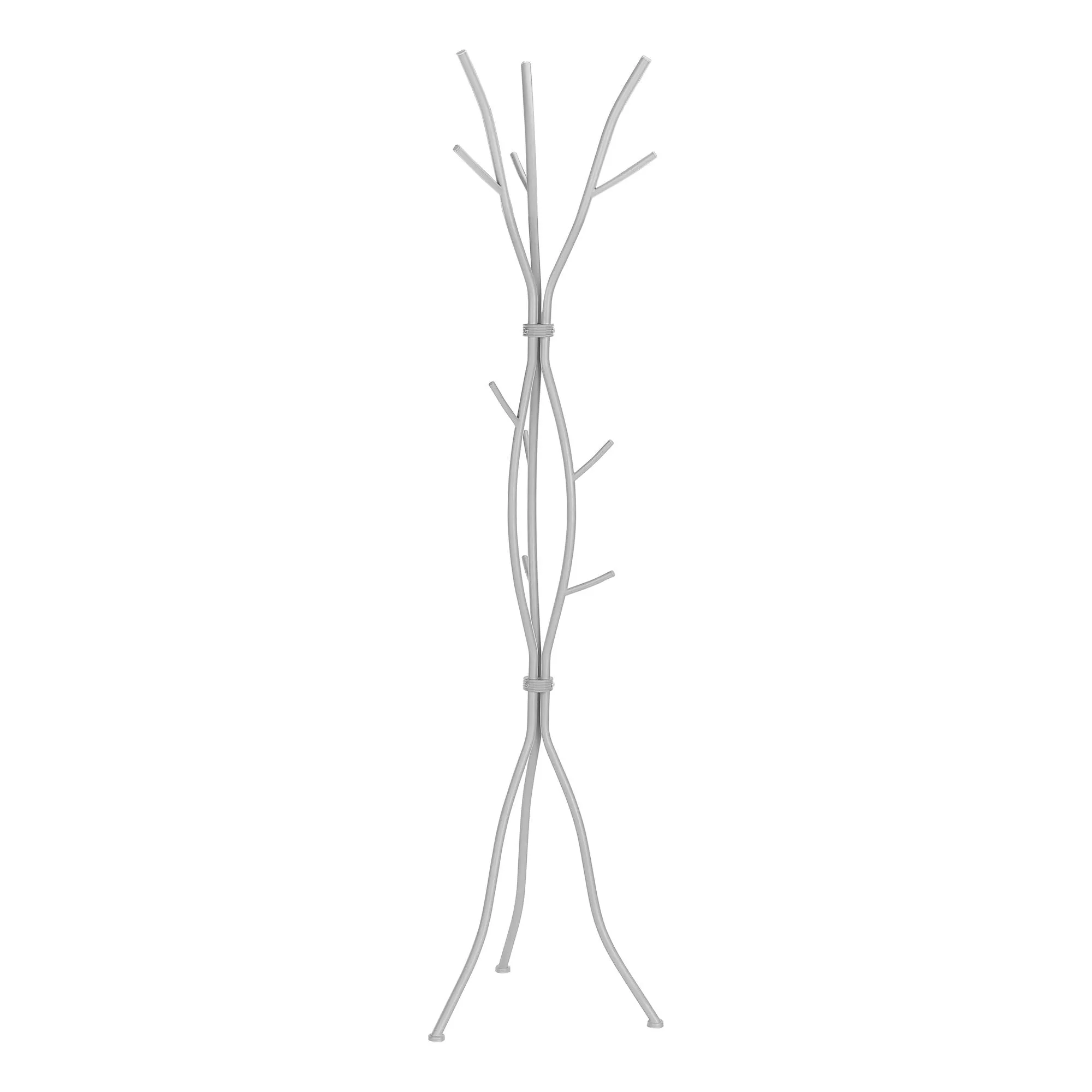 Coat Rack, Hall Tree, Free Standing, 11 Hooks, Entryway, Contemporary & Modern by Couch.com