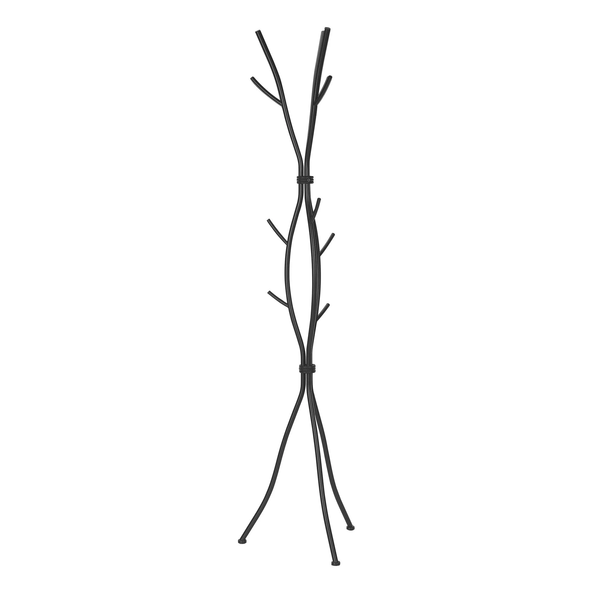 Coat Rack, Hall Tree, Free Standing, 11 Hooks, Entryway, Contemporary & Modern by Couch.com