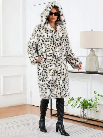 Cruella Leopard Faux Fur Coat