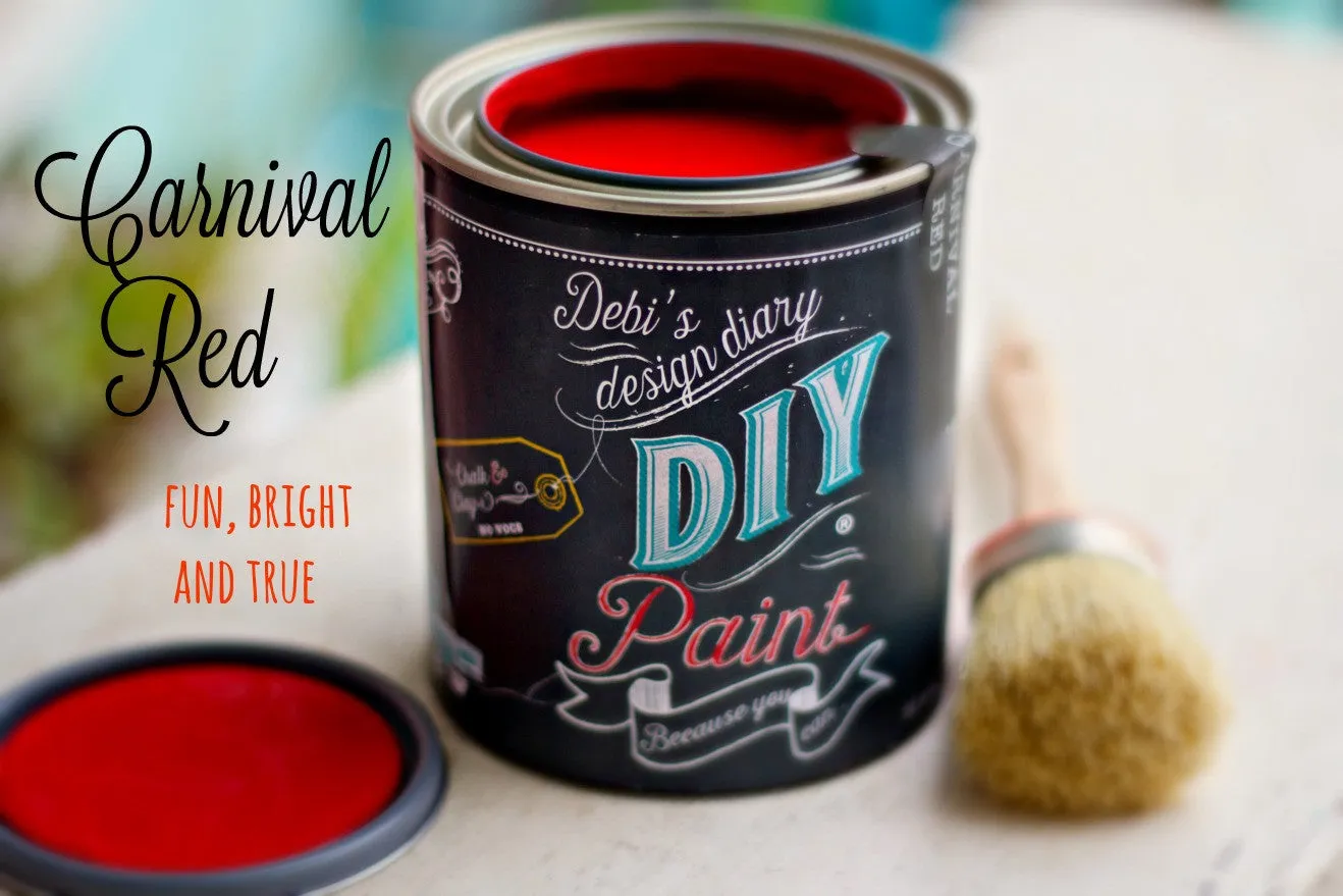 DIY Carnival Red Paint