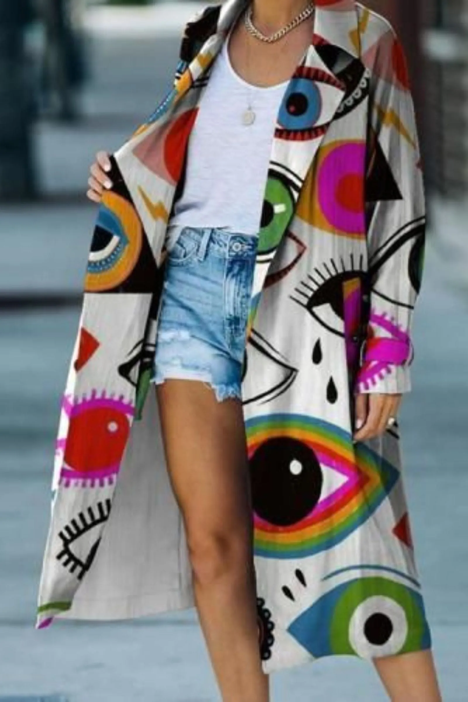 EVIL EYE COAT