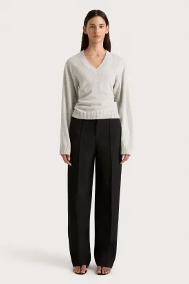 Frederikke Cashmere Sweater Grey Marle
