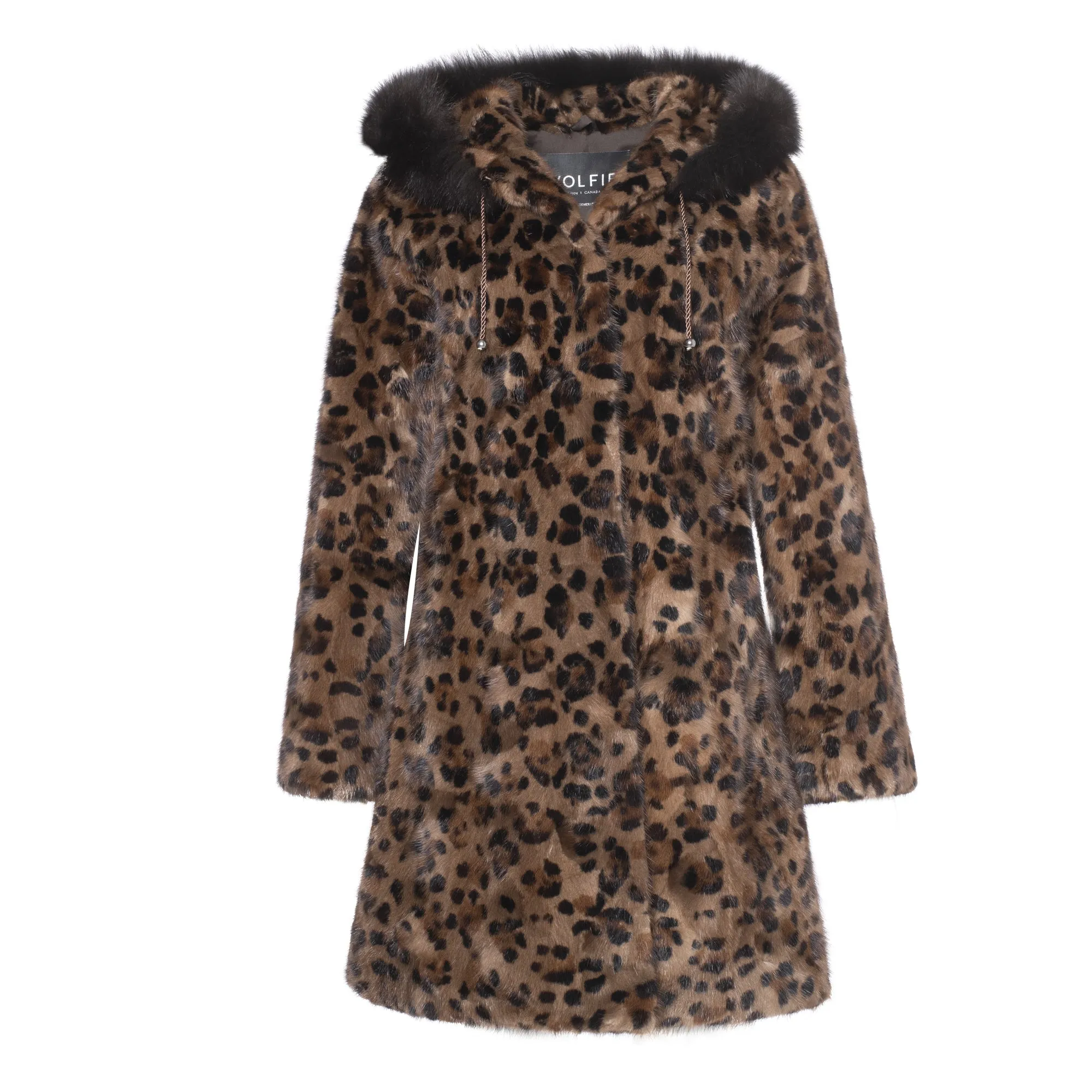 GABRIELLA Hooded Mink Coat