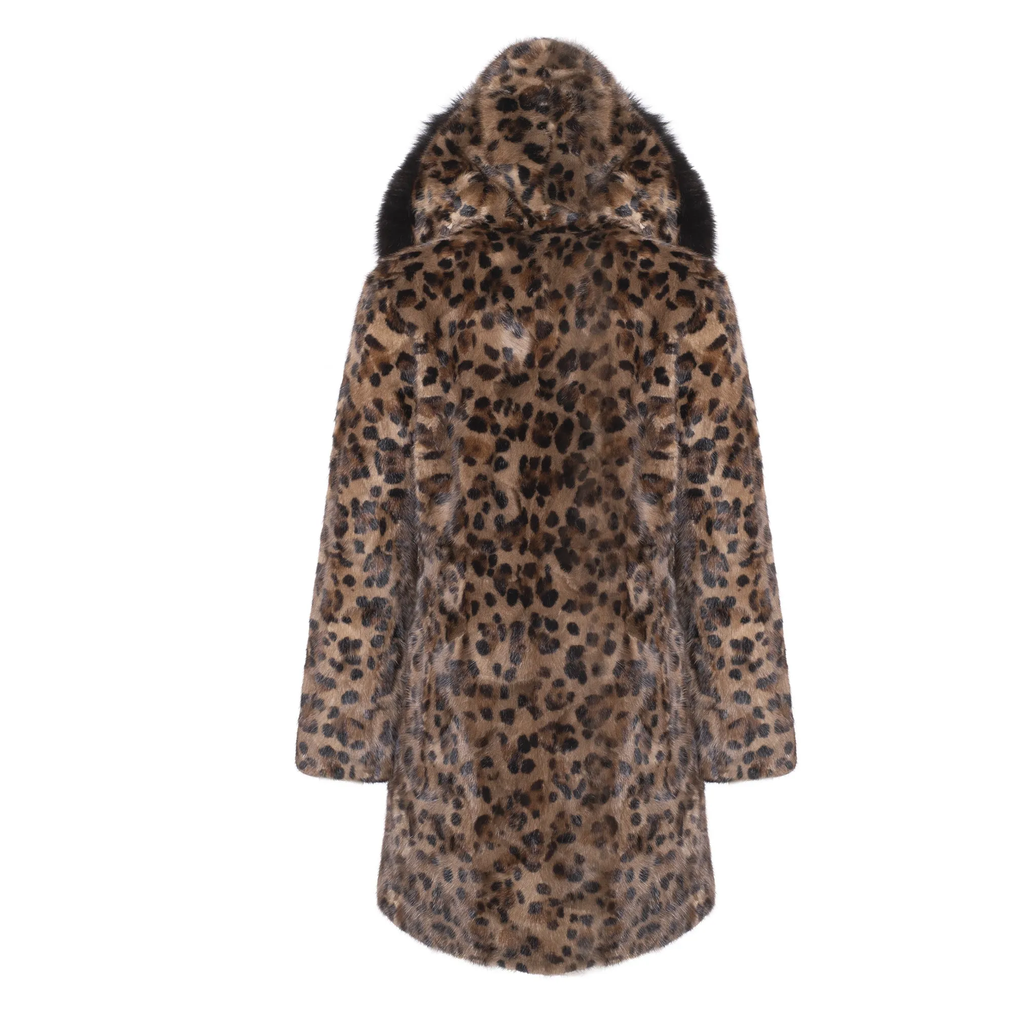 GABRIELLA Hooded Mink Coat