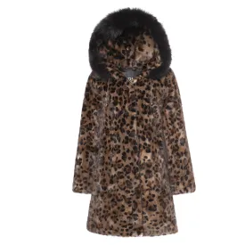 GABRIELLA Hooded Mink Coat