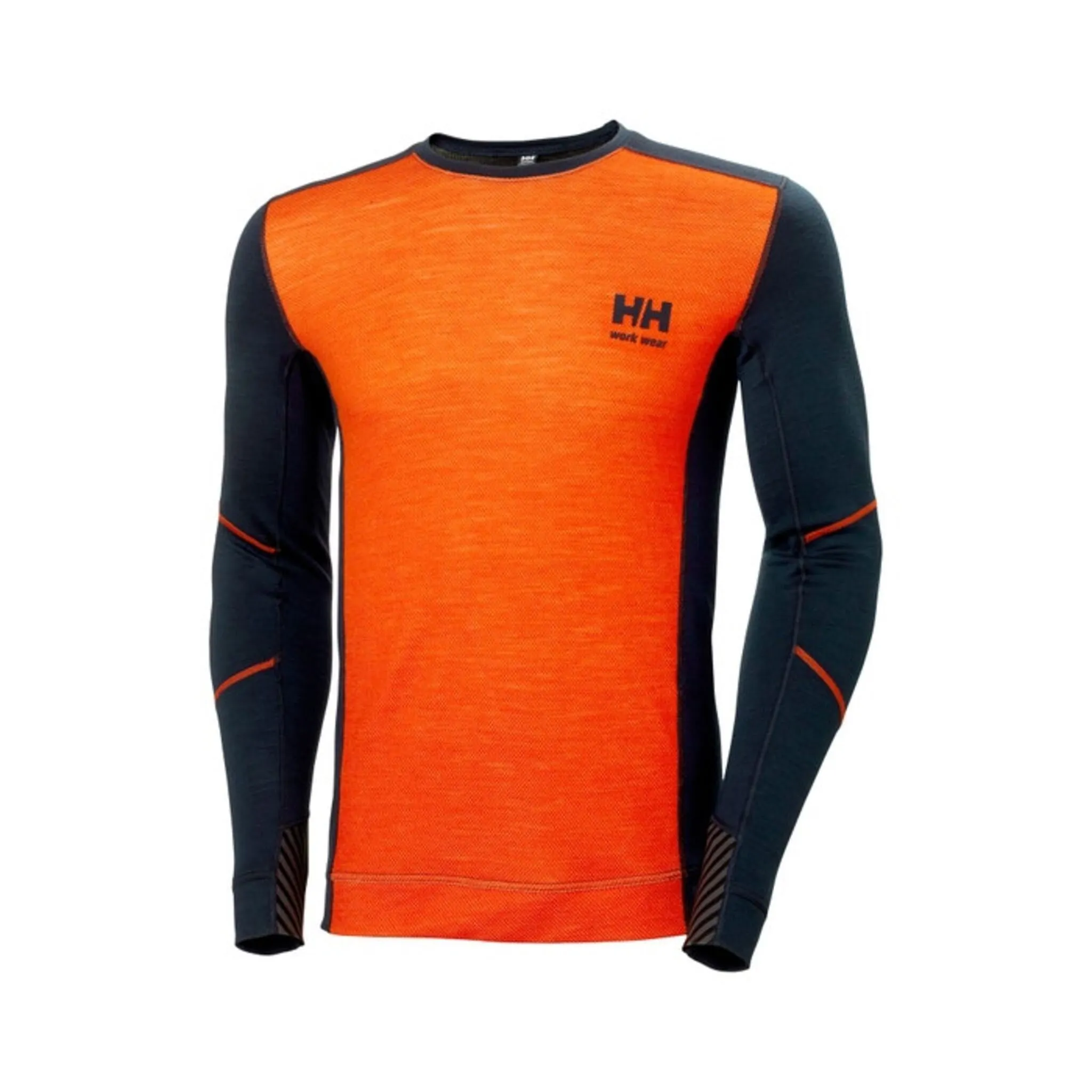 Helly Hansen Men's Work Top 75106 - Lifa® Merino Wool Crewneck Base Layer, Stay Warm Technology, Long Sleeve, Moisture-Wicking, Comfortable, Durable | Sizes XS-4XL
