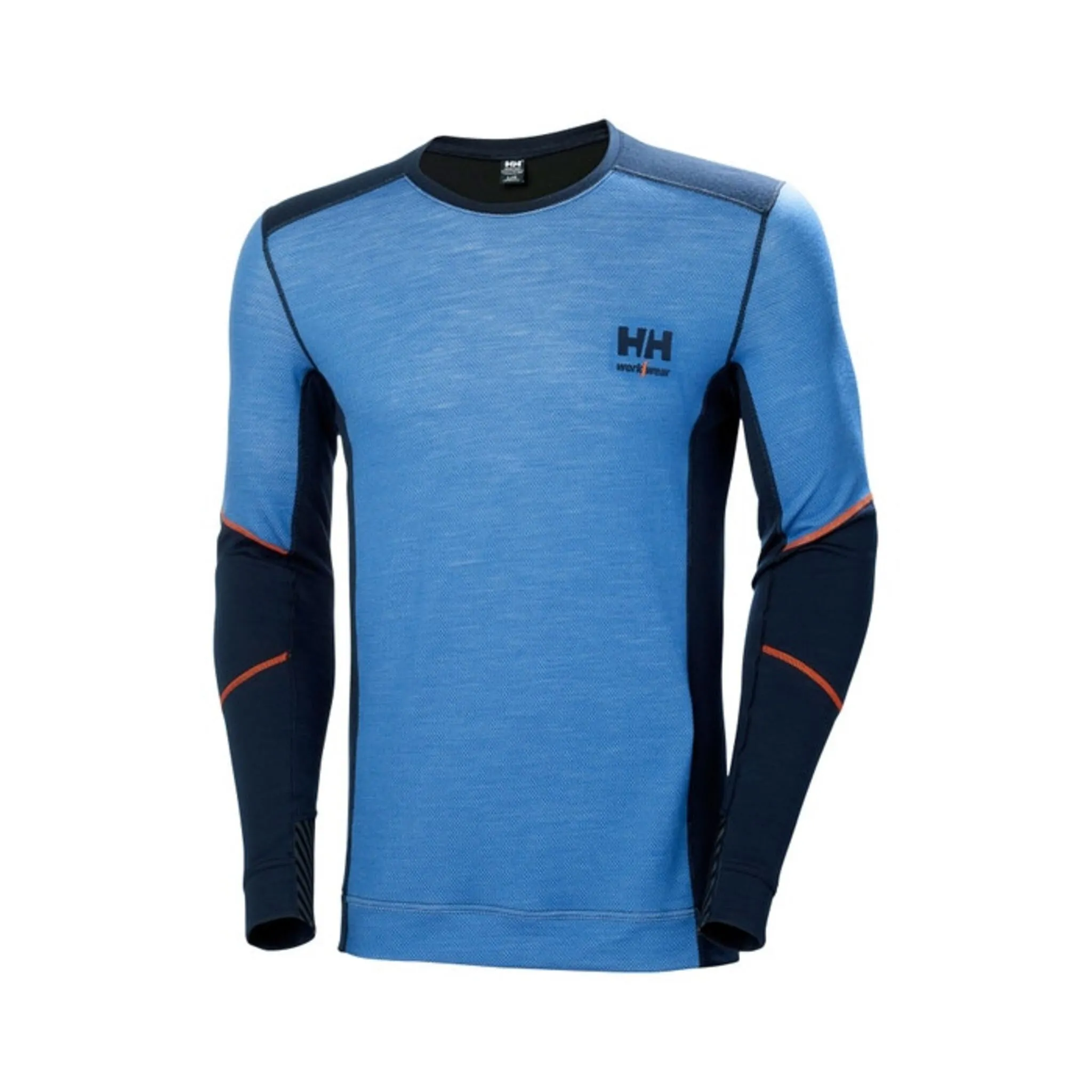 Helly Hansen Men's Work Top 75106 - Lifa® Merino Wool Crewneck Base Layer, Stay Warm Technology, Long Sleeve, Moisture-Wicking, Comfortable, Durable | Sizes XS-4XL