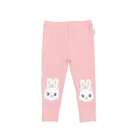 Huxbaby Blossom Fur Bunny Legging - Dusty Rose