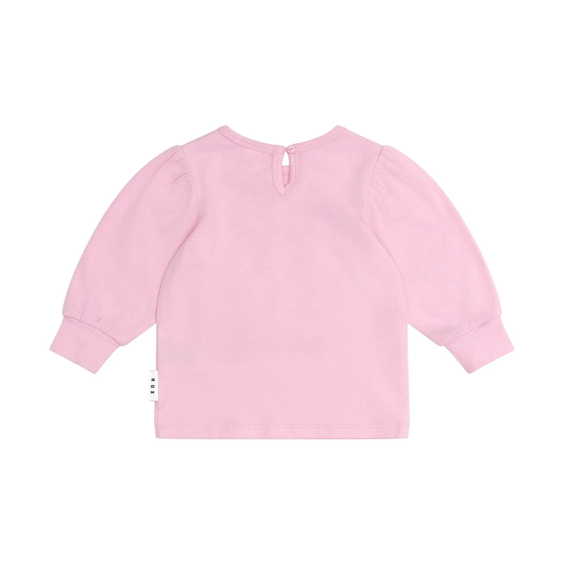 Huxbaby Cherry Daisy Puff Sleeve Top - Lilac Mist