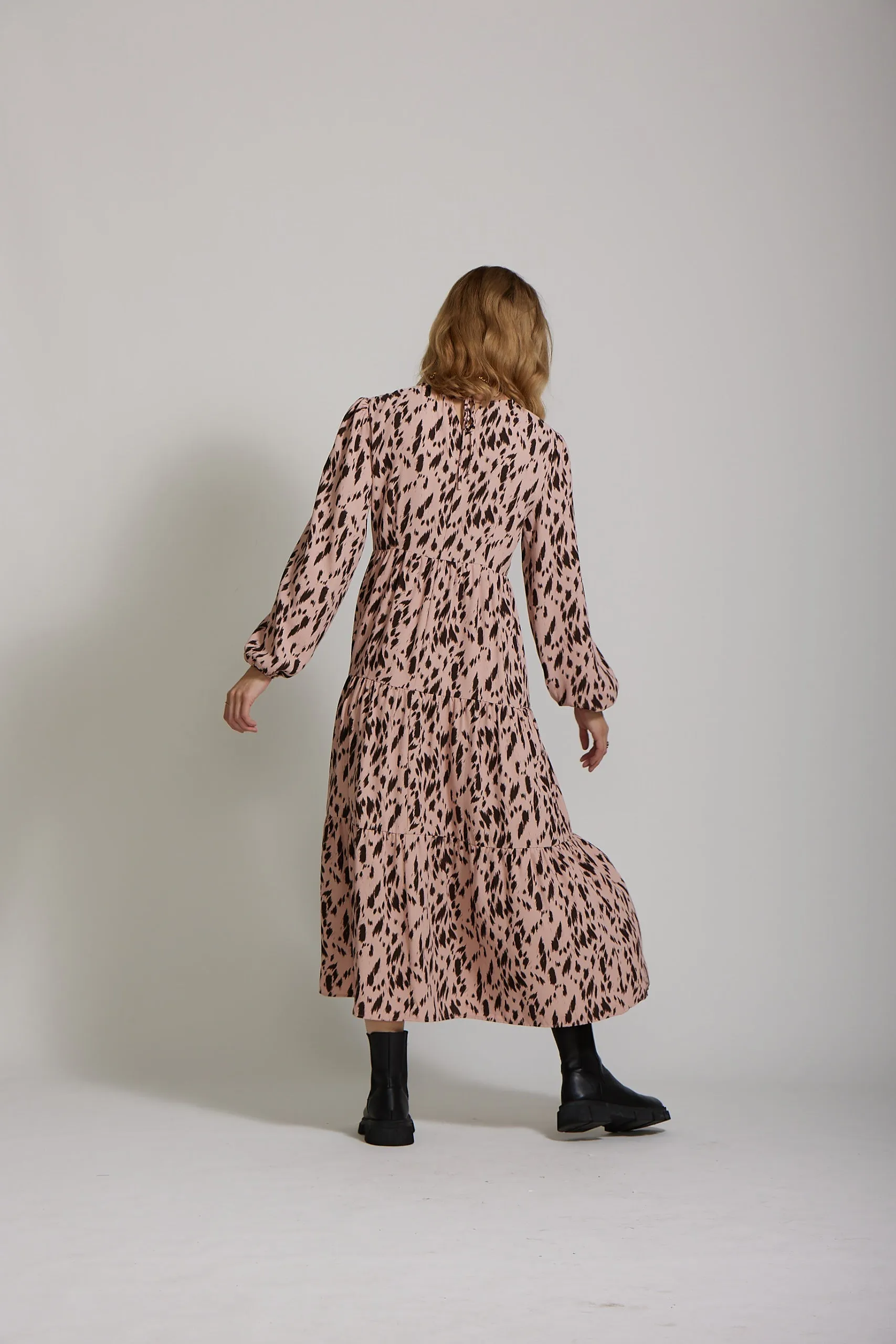 Ivy Dress - Blush print