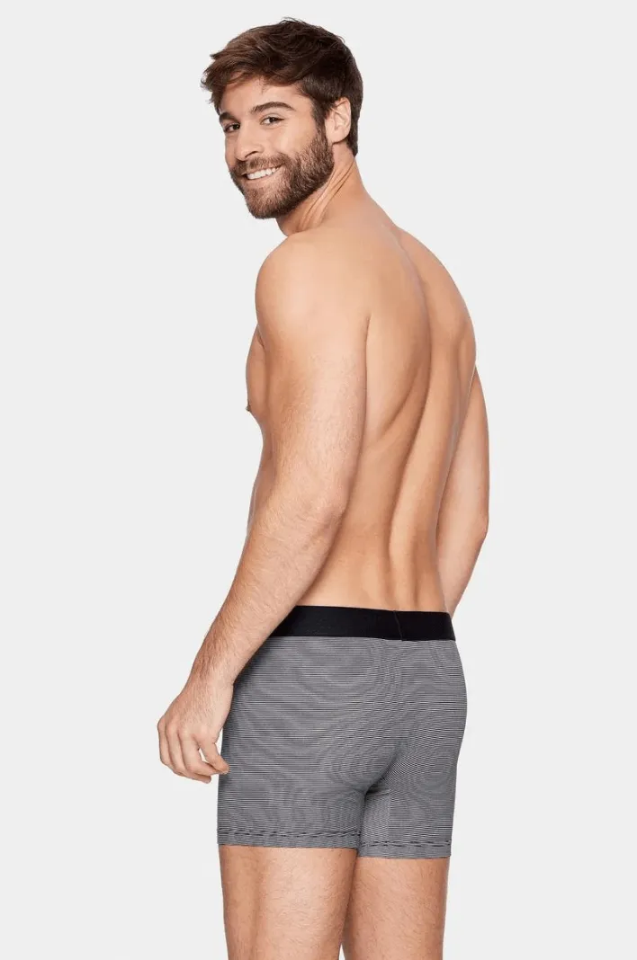 Lot de 2 boxers Eden Park gris et marine