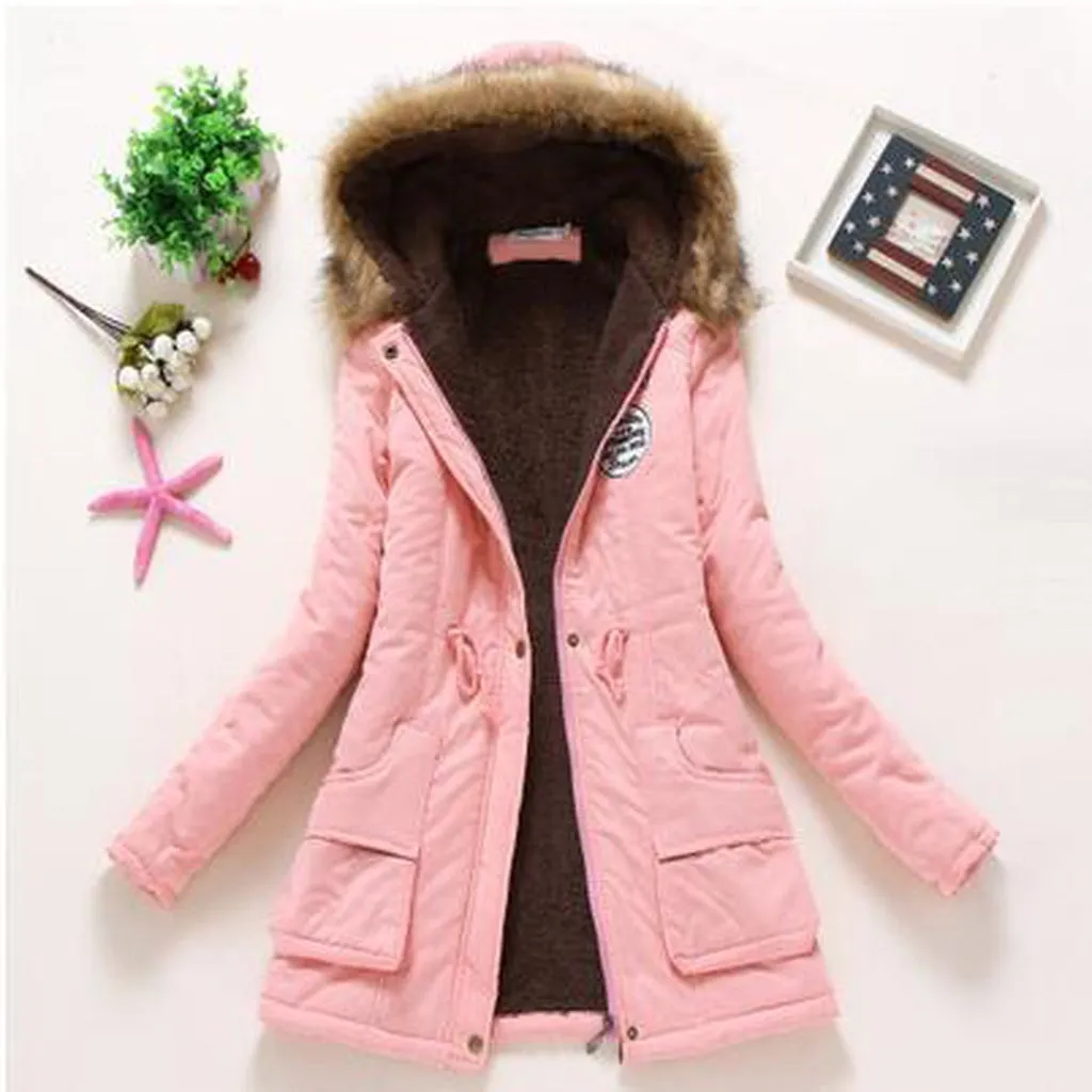 LUXURY AND ME - Original Hooded Medium-Long Casual Parka