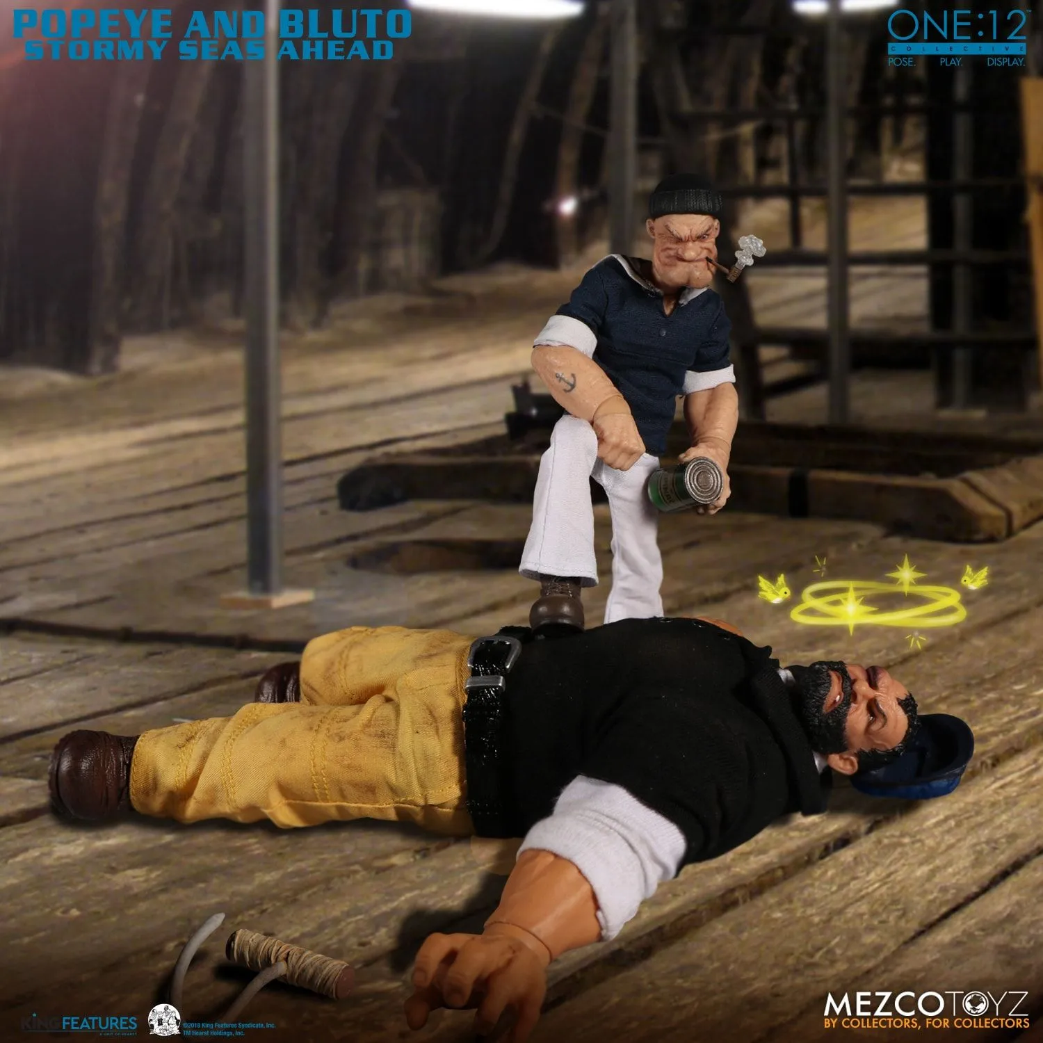 Mezco One:12 Popeye & Bluto: Stormy Seas Ahead Deluxe Box Set