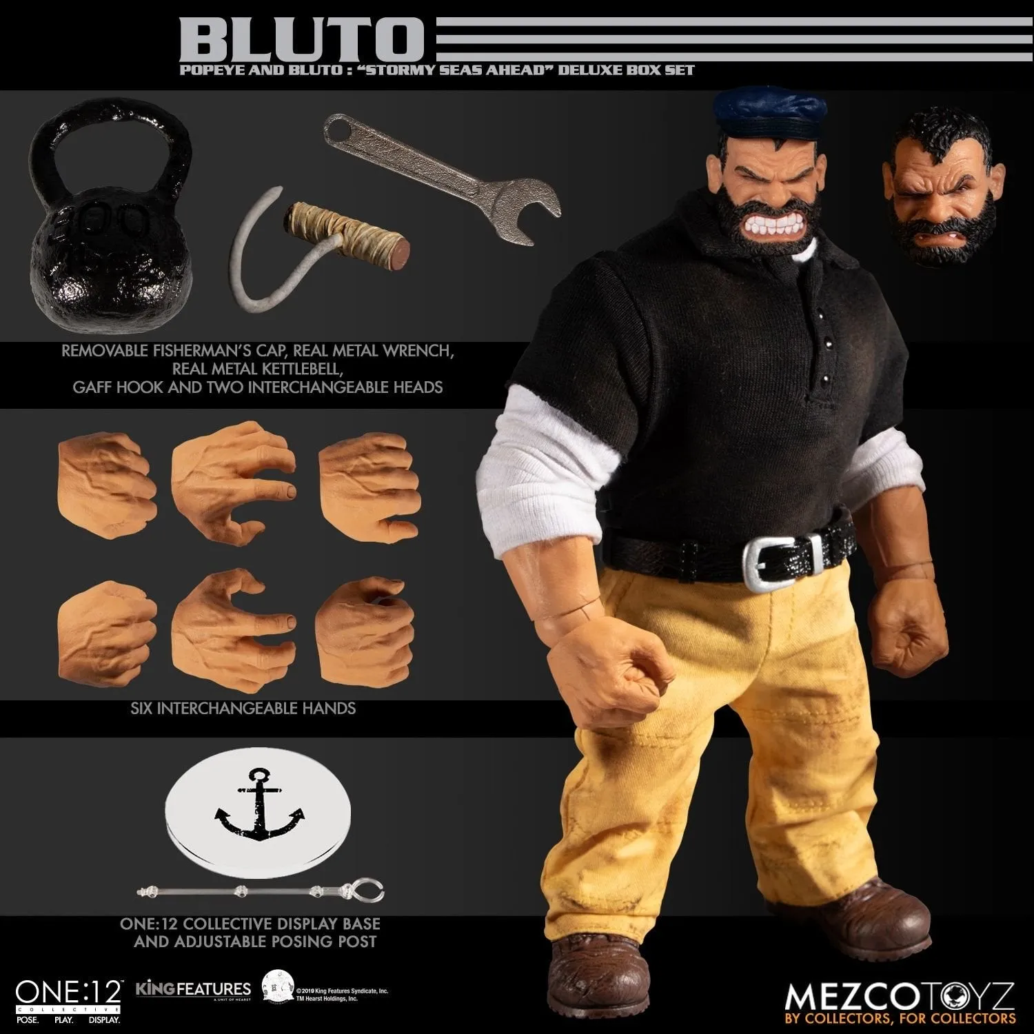 Mezco One:12 Popeye & Bluto: Stormy Seas Ahead Deluxe Box Set