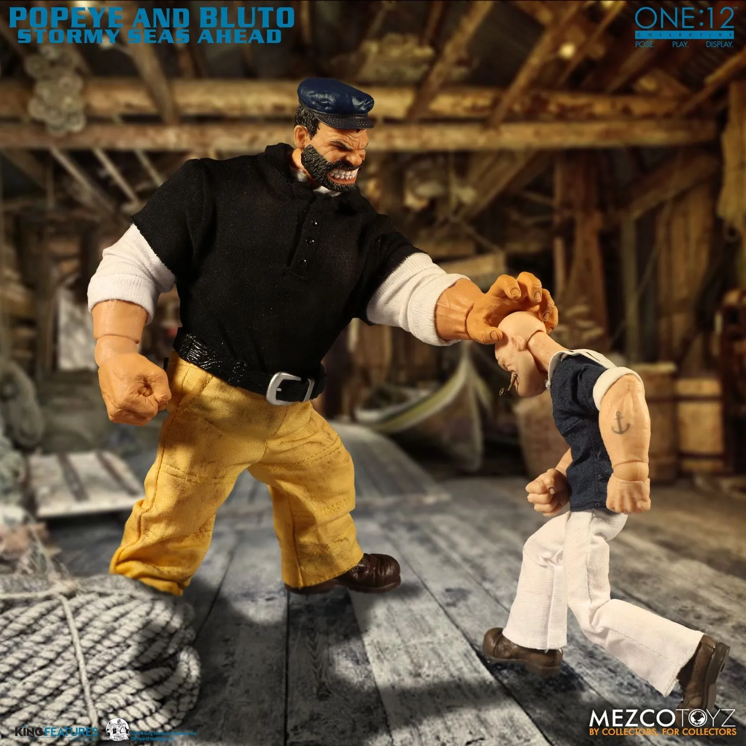 Mezco One:12 Popeye & Bluto: Stormy Seas Ahead Deluxe Box Set