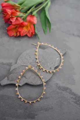 Neutral Crystal Earring