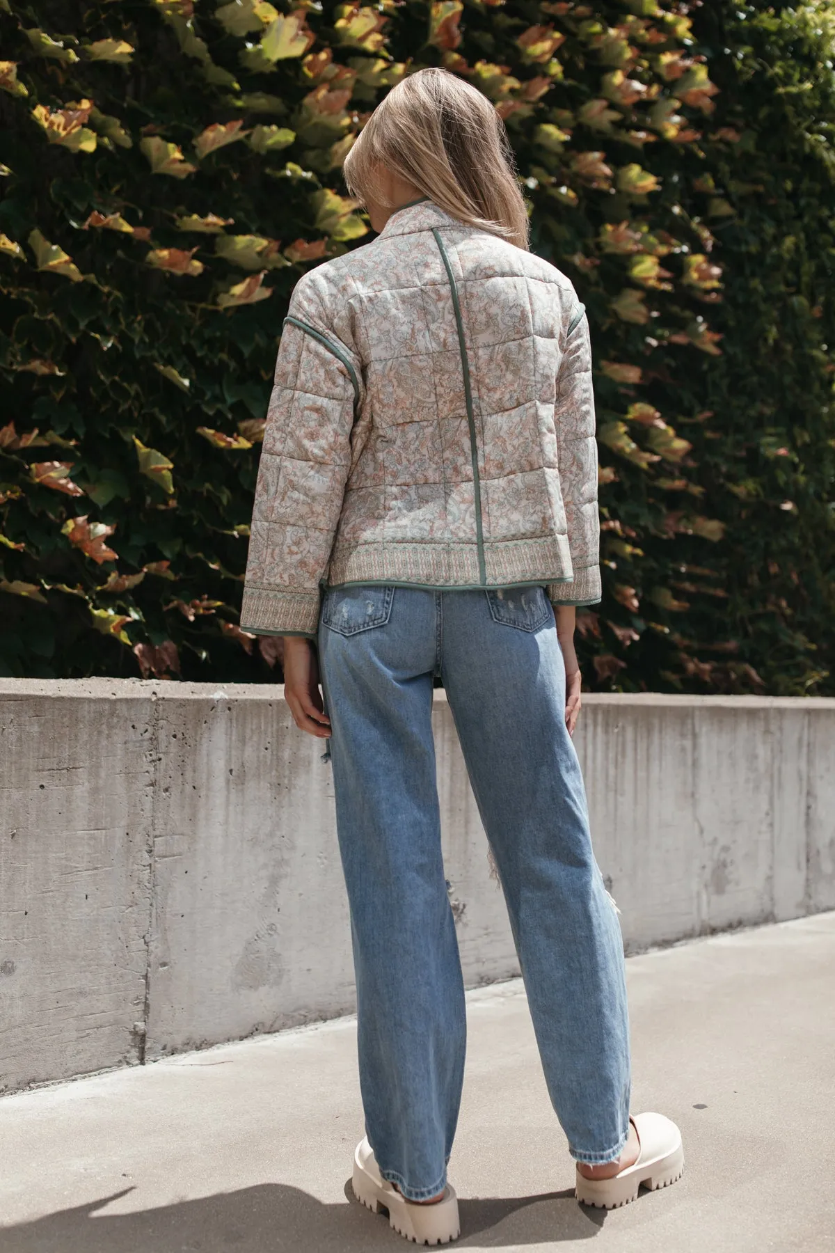 Paisley Quilted Coat