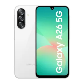 Samsung Galaxy A26 5G (Awesome White, 6GB, 128GB) | Awesome Intelligence - AI Smartphone: Circle to Search, My Filter, Object Eraser | 50MP Triple Camera | IP67