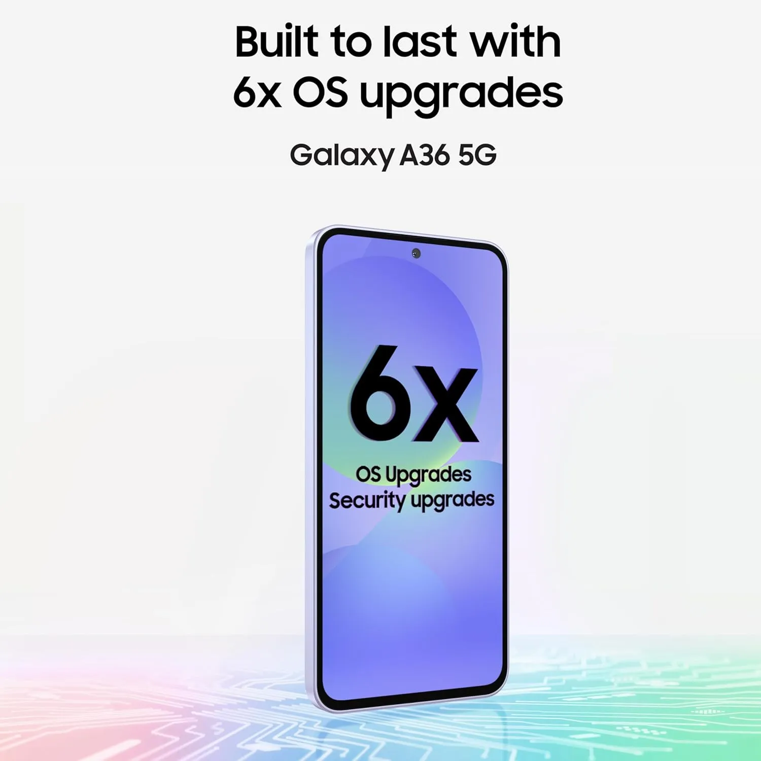Samsung Galaxy A36 5G (Awesome Lavender, 12GB, 256GB) | Awesome Intelligence: Circle to Search, Intelligent Editing | Awesome 4nm Snapdragon Processor | Flagship Grade Selfie Camera
