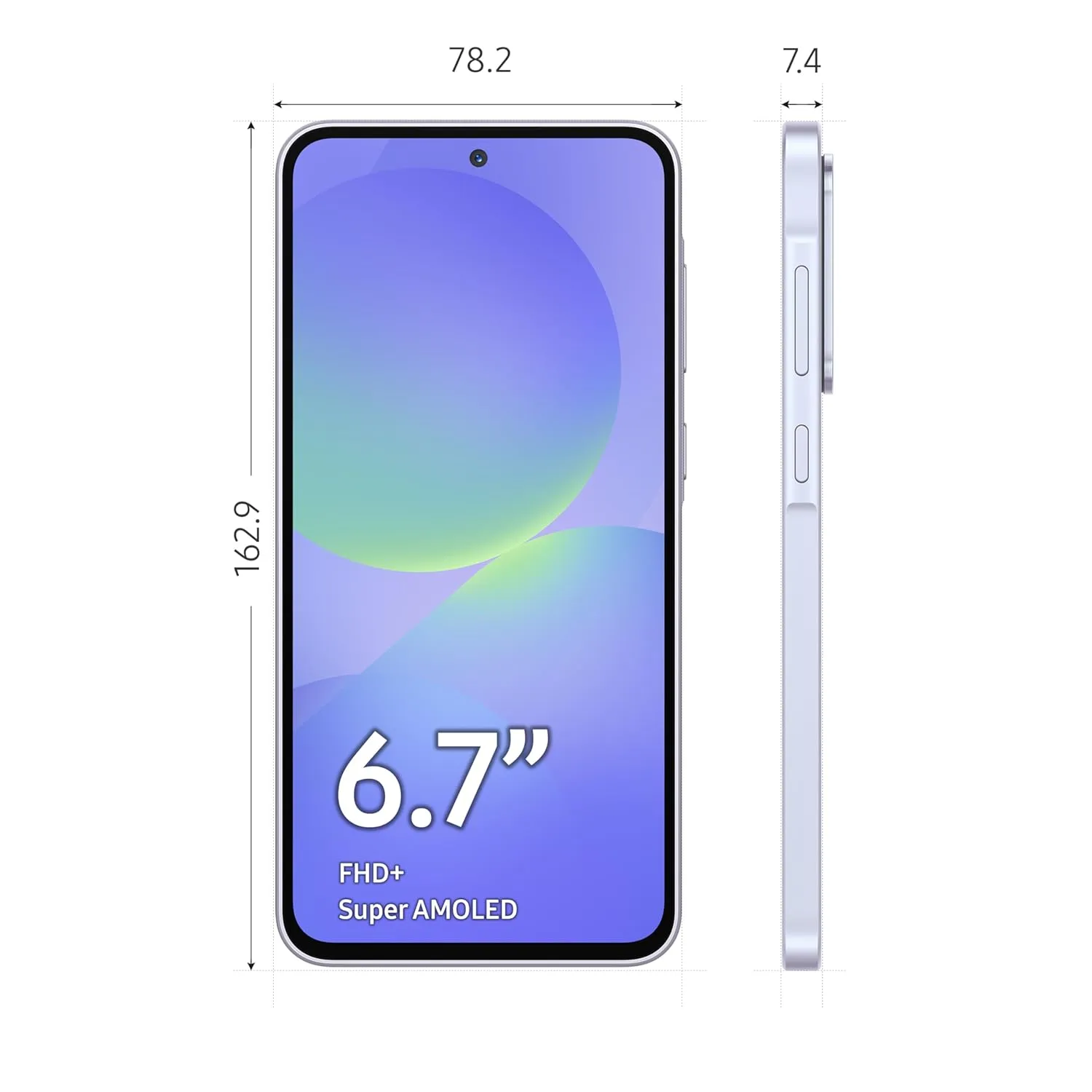 Samsung Galaxy A36 5G (Awesome Lavender, 12GB, 256GB) | Awesome Intelligence: Circle to Search, Intelligent Editing | Awesome 4nm Snapdragon Processor | Flagship Grade Selfie Camera