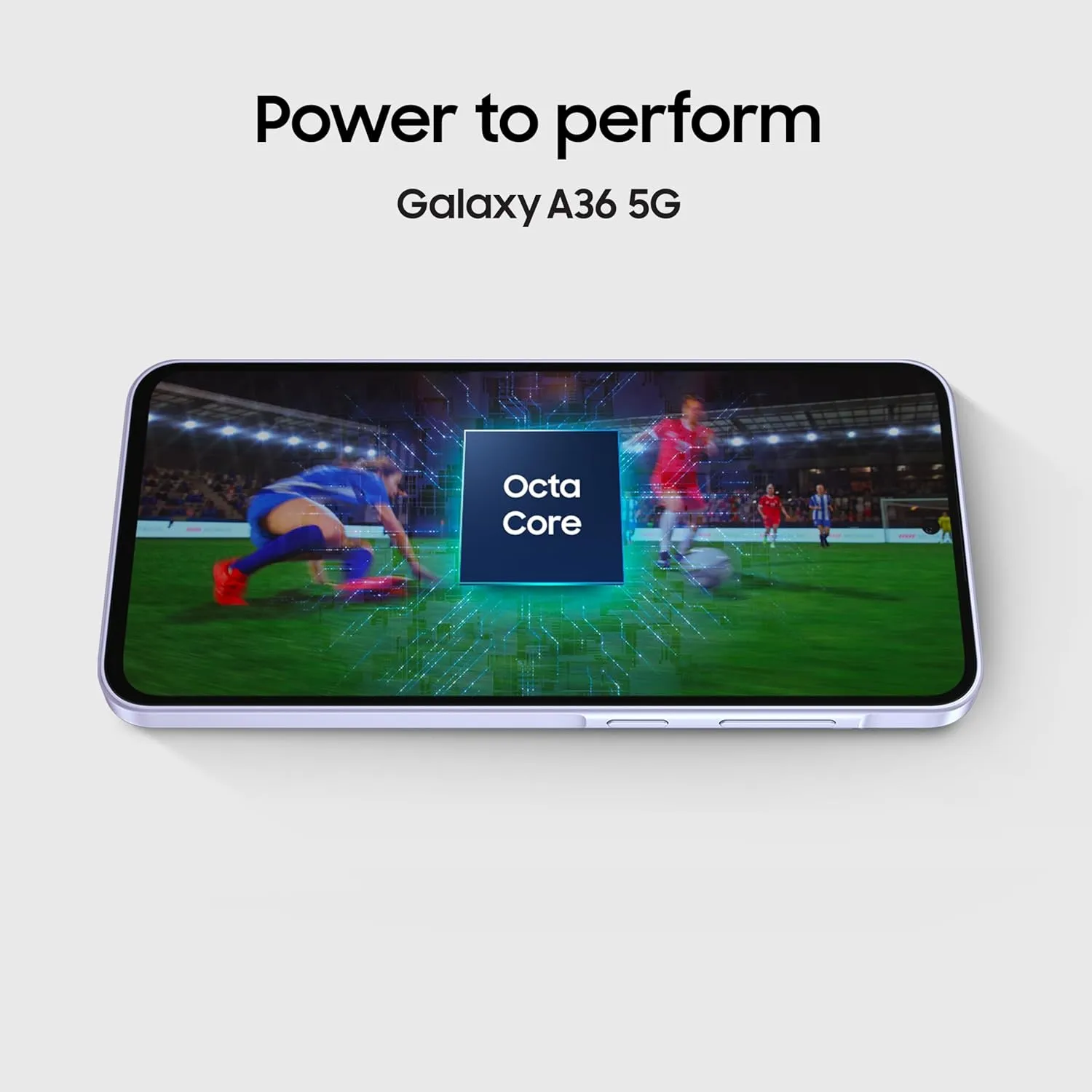 Samsung Galaxy A36 5G (Awesome Lavender, 12GB, 256GB) | Awesome Intelligence: Circle to Search, Intelligent Editing | Awesome 4nm Snapdragon Processor | Flagship Grade Selfie Camera