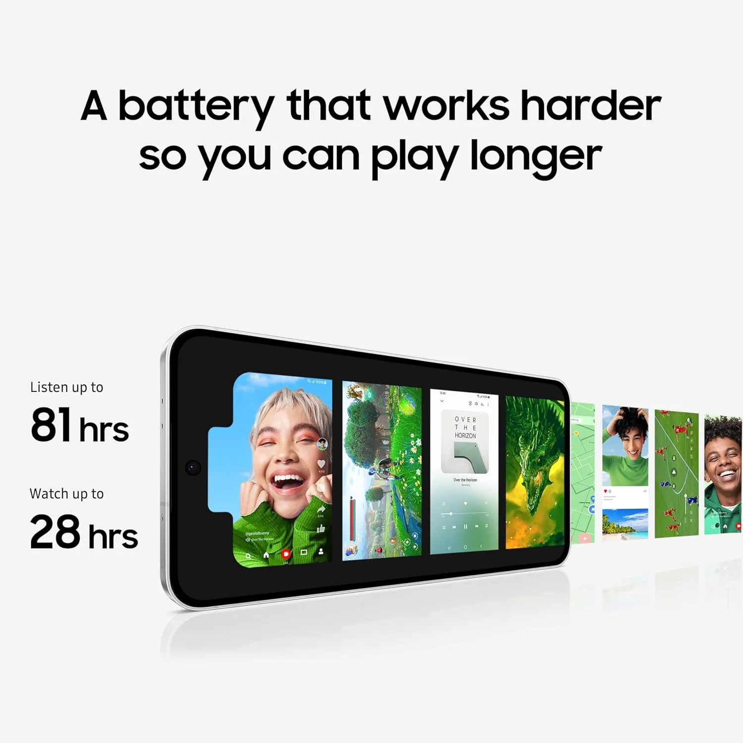 Samsung Galaxy S24 FE 5G AI Smartphone (Graphite, 8GB RAM, 256GB Storage)