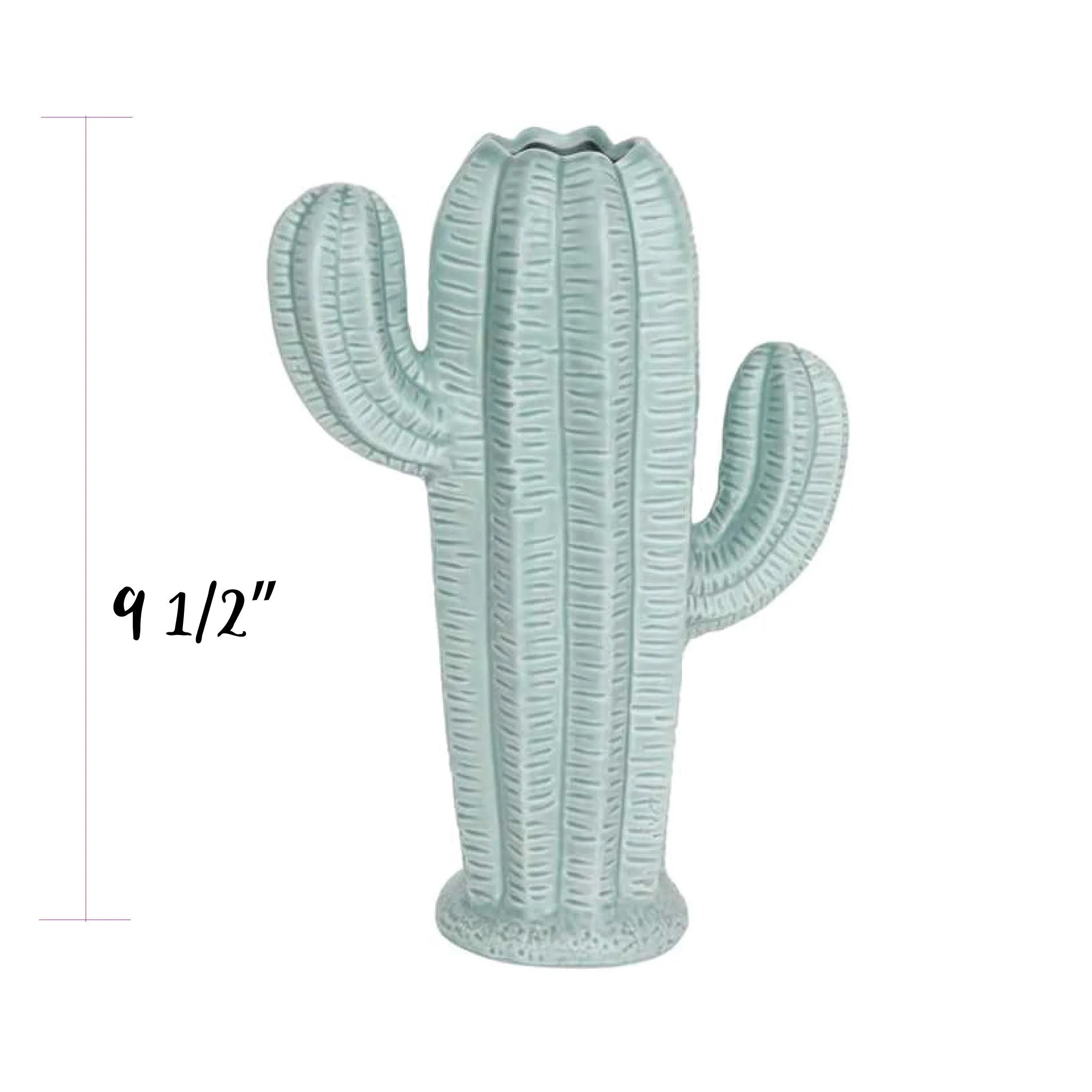 Stoneware Cactus Vase #1