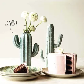 Stoneware Cactus Vase #1