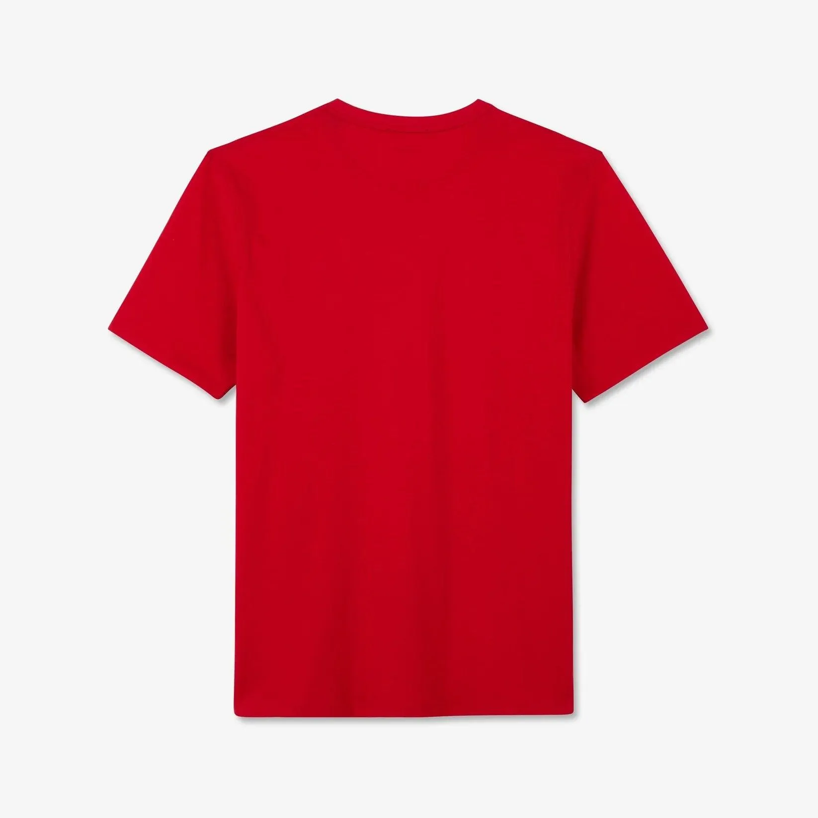T-Shirt uni Eden Park rouge en coton