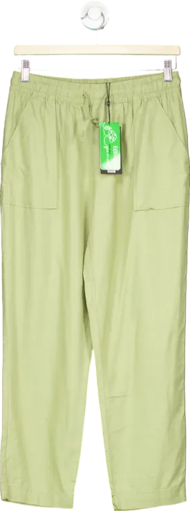 Threadbare Sage Green Rosewood Linen Trouser UK 12