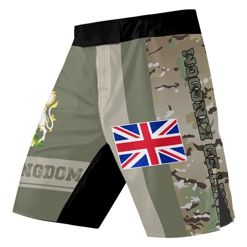 UK Coat of Arms Fight Shorts
