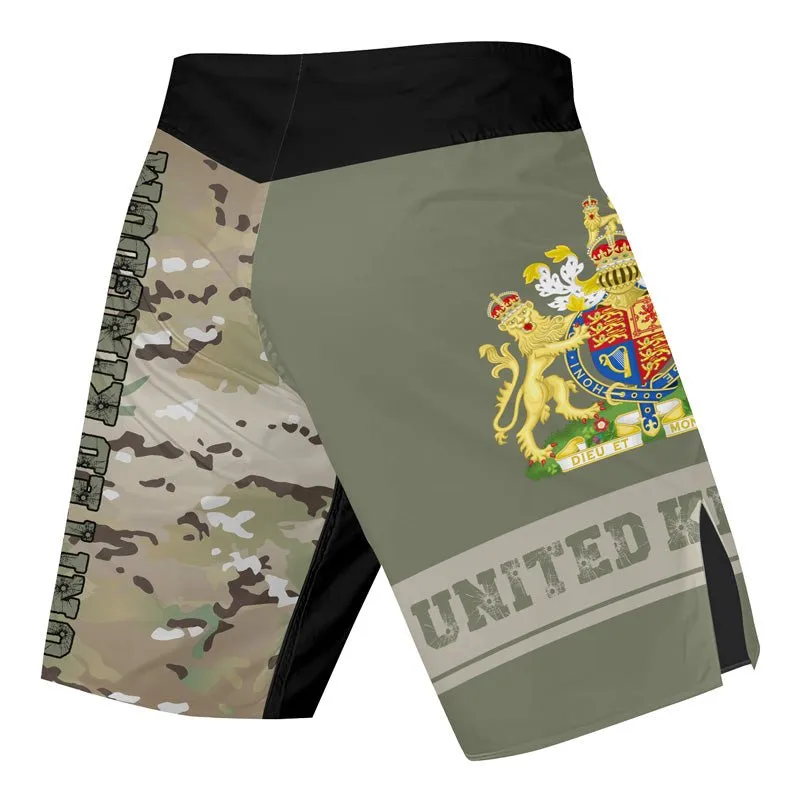 UK Coat of Arms Fight Shorts