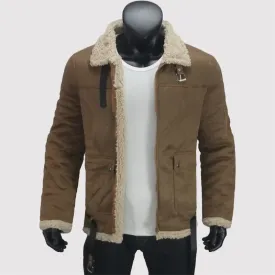 Winter Kalte Herrenjacke Reißverschluss Fleece Warme Mäntel Straße Winddicht Lässige Herrenbekleidung Oberbekleidung Reversjacken S-5XL